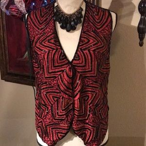 Gorgeous sequin vest